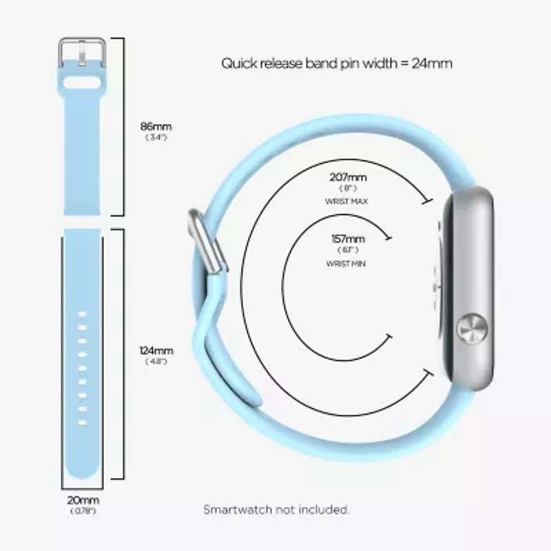 Itouch Air 4 Unisex Adult Blue Watch Band Jmta4-Strap-K28