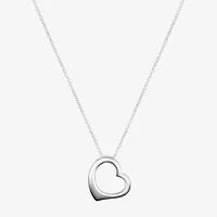 Footnotes Daughter Womens Sterling Silver Heart 16 Inch Pendant Necklace
