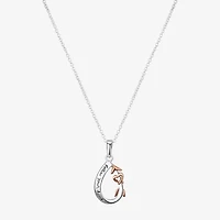 Footnotes Womens Sterling Silver Arrow Oval 16 Inch Pendant Necklace