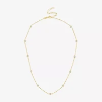 Diamond Addiction 1/4 CT.T.W. - 1/2 CT. T.W. (G-H / Si2-I1)  Lab-Grown Station Necklace Sterling Silver Or 14k Gold Over