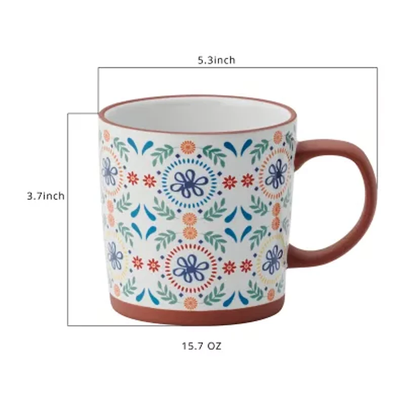 Mesa Mia Chapala 4-pc. Stoneware Coffee Mug