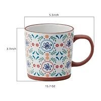 Mesa Mia Chapala 4-pc. Stoneware Coffee Mug