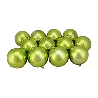 Northlight Shiny Kiwi Ball 12-pc. Christmas Ornament