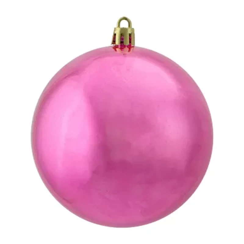 Northlight Pink Shiny Ball 12-pc. Christmas Ornament