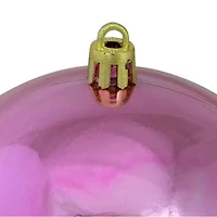 Northlight Magenta Pink Ball 12-pc. Christmas Ornament