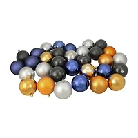 Northlight 2-Finish Black Ball 32-pc. Christmas Ornament