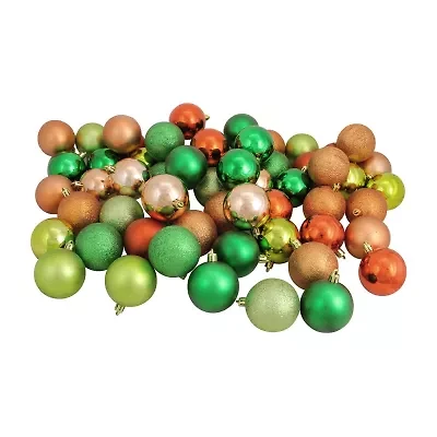 Northlight 3-Finish Ball 60-pc. Christmas Ornament