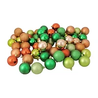 Northlight 3-Finish Ball 60-pc. Christmas Ornament