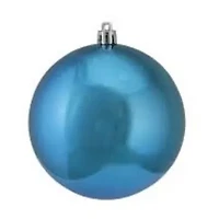 Northlight 2-Finish Blue Ball 72-pc. Christmas Ornament