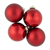 Northlight Red Glass Ball 96-pc. Christmas Ornament