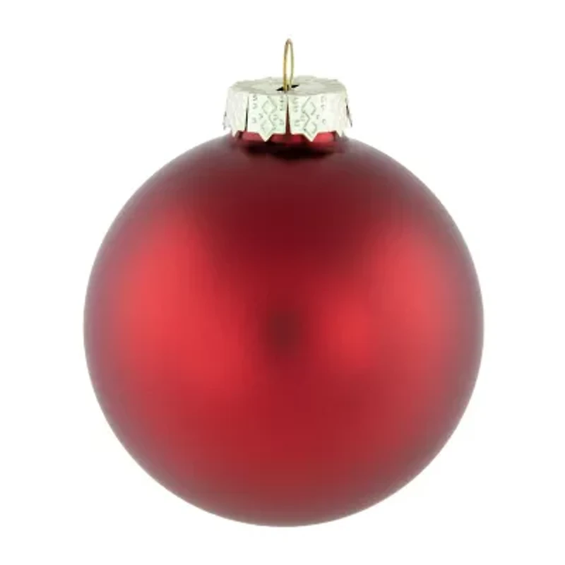 Northlight Red Glass Ball 96-pc. Christmas Ornament