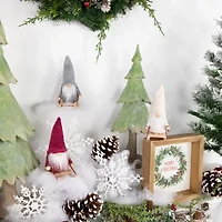 Northlight Sledding Gnomes 3-pc. Christmas Ornament