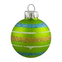 Northlight Matte Glass Ball 10-pc. Christmas Ornament