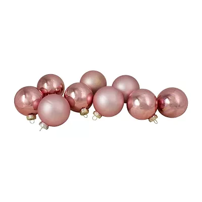 Northlight Glass Ball 9-pc. Christmas Ornament