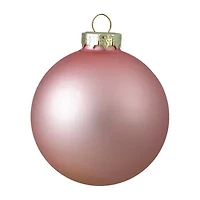Northlight Baby Pink Glass Ball 6-pc. Christmas Ornament