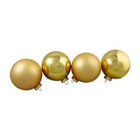 Northlight Glass 2-Finish Ball -pc. Christmas Ornament