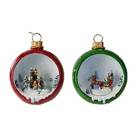 Northlight Led Winter Scene 2-pc. Lighted Christmas Ornament