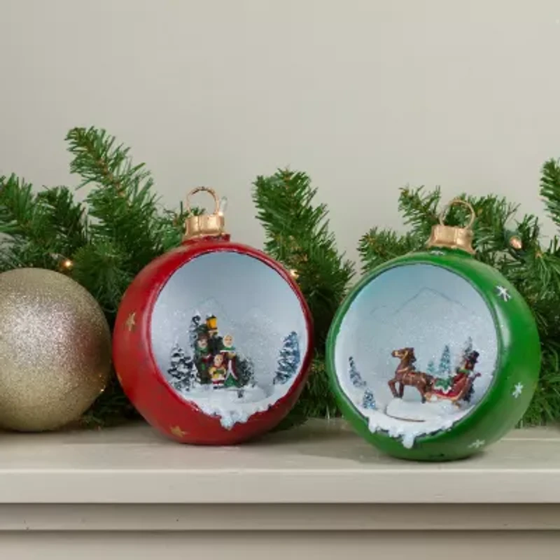 Northlight Led Winter Scene 2-pc. Lighted Christmas Ornament