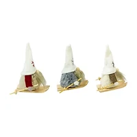 Northlight Skiing Gnomes 3-pc. Christmas Ornament