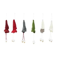 Northlight Gnomes Plush 6-pc. Christmas Ornament