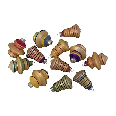 Northlight 2-Finish Finial And Bell Purple 12-pc. Christmas Ornament