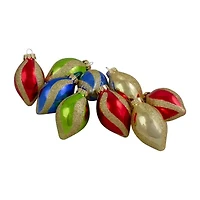 Northlight 2-Finish Finial Multi 9-pc. Christmas Ornament