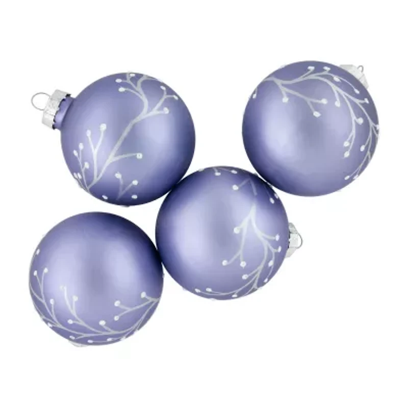 Northlight Ball With Branch Design 4-pc. Christmas Ornament