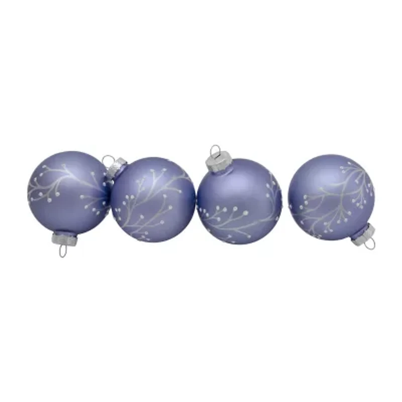 Northlight Ball With Branch Design 4-pc. Christmas Ornament
