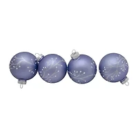 Northlight Ball With Branch Design 4-pc. Christmas Ornament