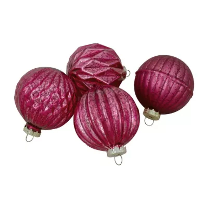 Northlight Pink Mercury 12-pc. Christmas Ornament