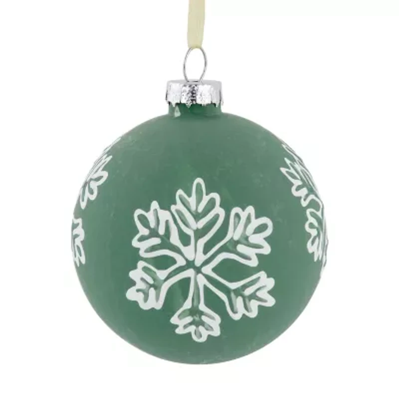 Northlight Ball With Snowflakes 4-pc. Christmas Ornament