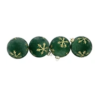 Northlight Ball With Snowflakes 4-pc. Christmas Ornament