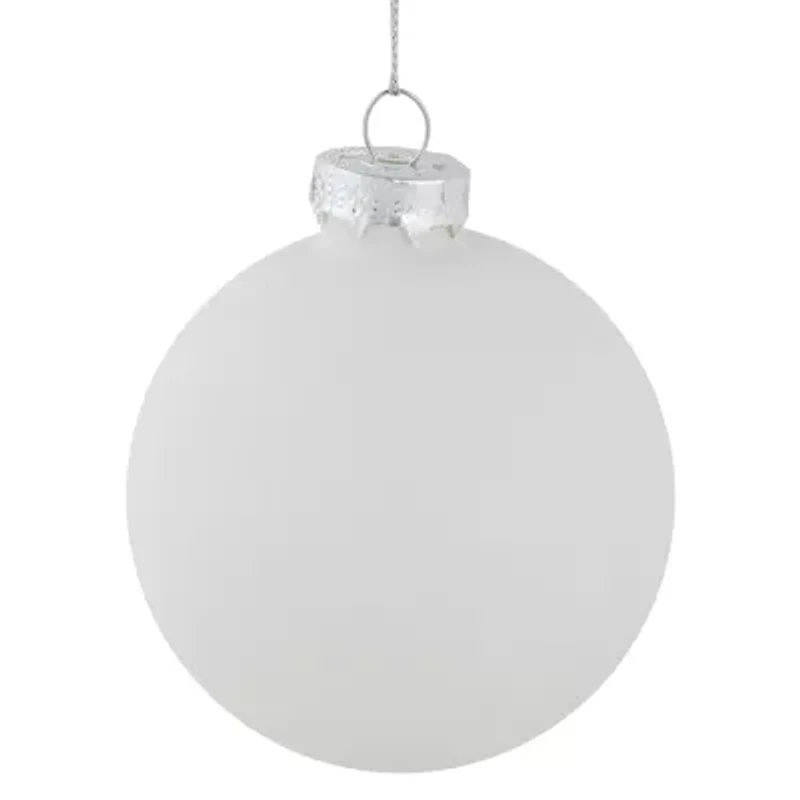 Northlight Glass Ball With Trees 4-pc. Christmas Ornament