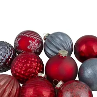 Northlight Finial And Glass Ball 12-pc. Christmas Ornament