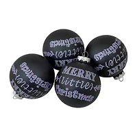 Northlight Little  Glass Ball 4-pc. Christmas Ornament