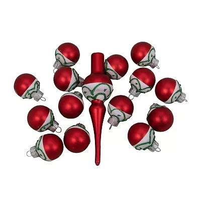 Northlight Ball 15-pc. Christmas Tree Topper