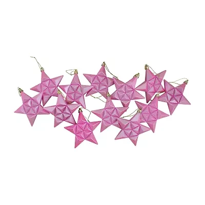 Northlight Glittered Star 12-pc. Christmas Ornament