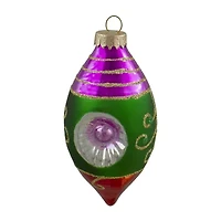 Northlight Refleor Glass Finial 3-pc. Christmas Ornament