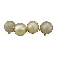 Northlight Gold 4-Finish Ball 16-pc. Christmas Ornament