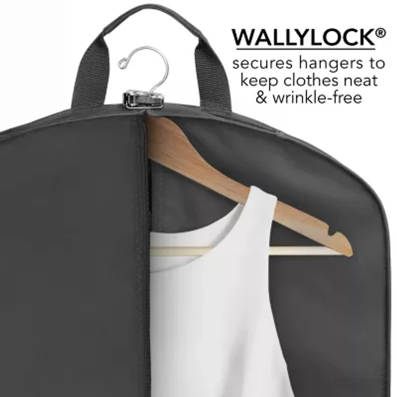 WallyBags 60" Premium Tri-Fold Travel Garment Bag With Pocket