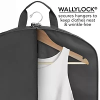 WallyBags 60" Premium Tri-Fold Travel Garment Bag With Pocket