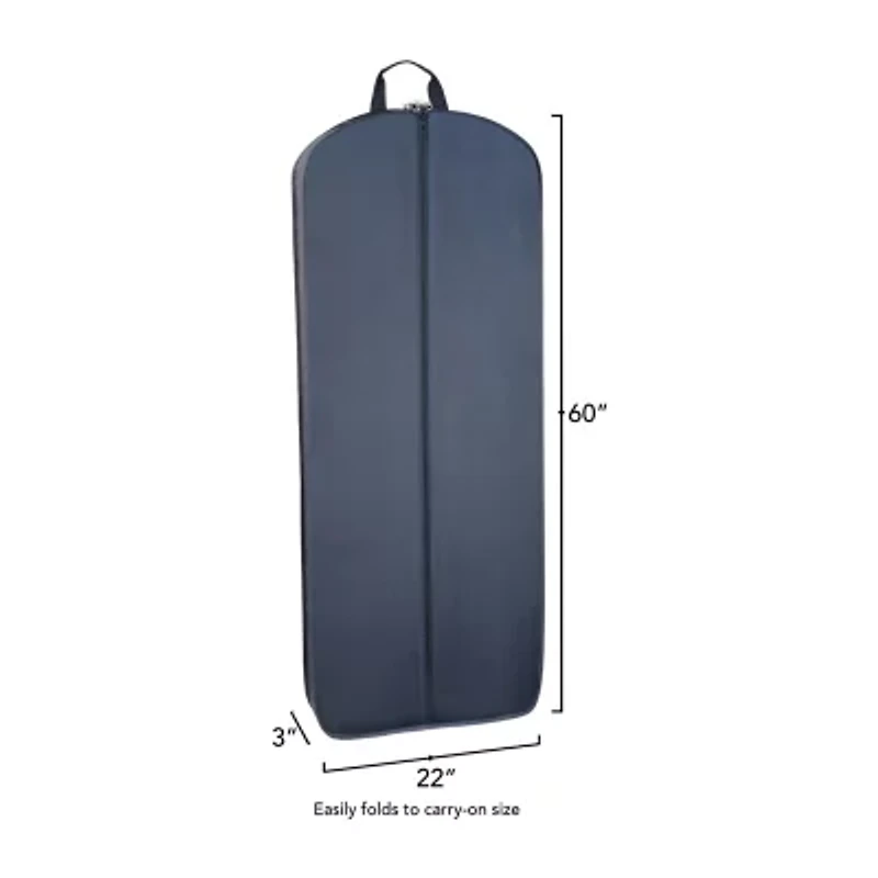 WallyBags 60" Premium Tri-Fold Travel Garment Bag With Pocket