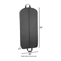 WallyBags 52" Deluxe Solids Travel Garment Bag