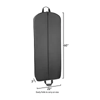 WallyBags 60" Deluxe Solids Travel Garment Bag
