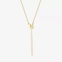 Disney Classics Ohana Womens 18K Gold Over Brass 16 Inch Pendant Necklace