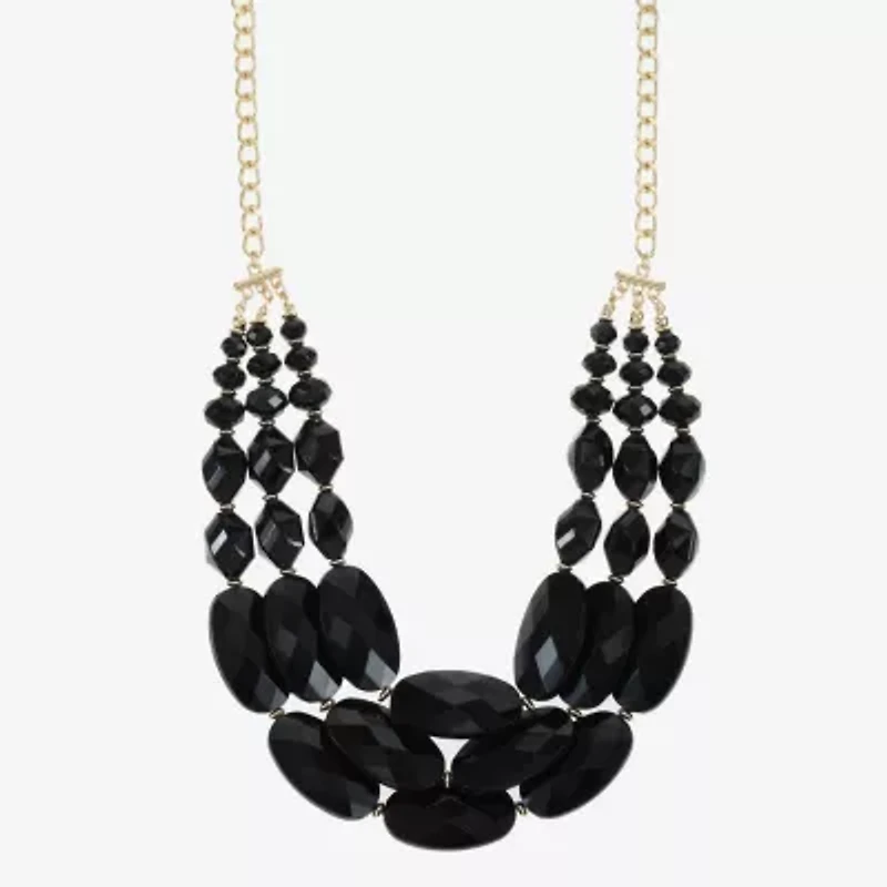 Mixit Gold Tone Womens 17 Inch Collar Necklace