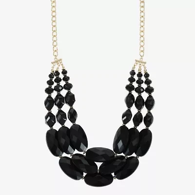 Mixit Gold Tone Womens 17 Inch Collar Necklace