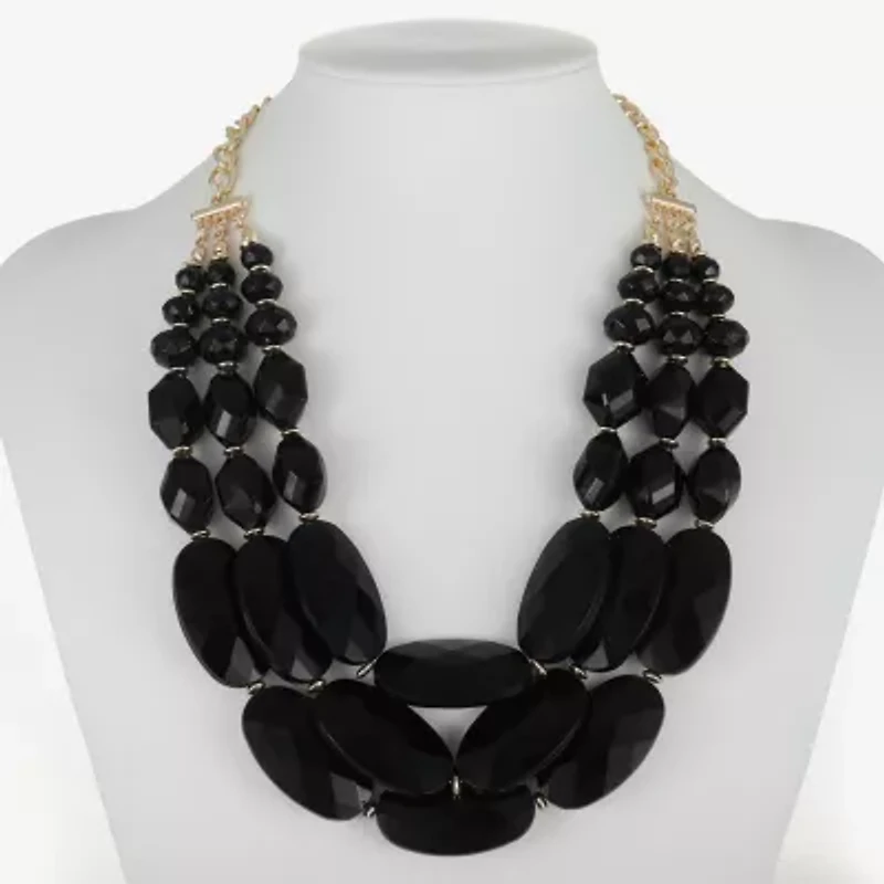 Mixit Gold Tone Womens 17 Inch Collar Necklace