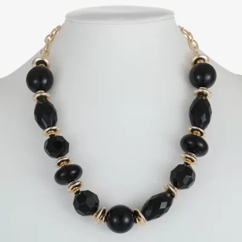 Mixit Gold Tone Womens 17 Inch Collar Necklace