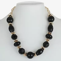 Mixit Gold Tone Womens 17 Inch Collar Necklace